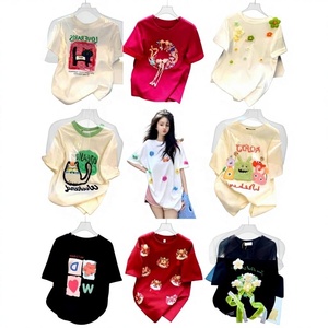 Nouveauté 2026 : T-<span class=keywords><strong>shirt</strong></span> d'été <span class=keywords><strong>grande</strong></span> <span class=keywords><strong>taille</strong></span> à manches courtes pour <span class=keywords><strong>femme</strong></span> – Vente directe usine – T-<span class=keywords><strong>shirt</strong></span> <span class=keywords><strong>pas</strong></span> <span class=keywords><strong>cher</strong></span> - Product Image 1