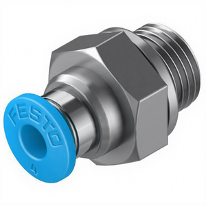 Componente Neumático de Inserción FESTO QS-G1/8-4 186095, Sistema Mini, Tubería de 4mm, Rosca Externa G1/8 - Product Image 3