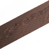 Ruban en nylon jacquard avec logo personnalisé, largeur 38 mm, pour sac à main et chaussures, sangle de sac, design lettré