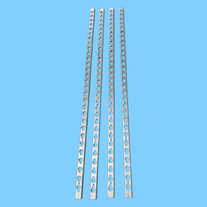Binari in Metallo per Ostacoli Equestri Lunghezza 1,5 m Materiale in Ferro Zincato - Product Image 1