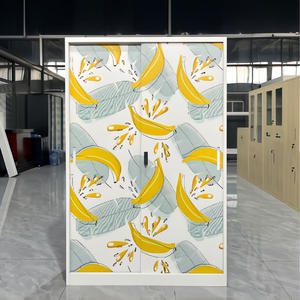 Armoire de chambre à coucher en métal avec miroir, <span class=keywords><strong>placard</strong></span> en acier, porte coulissante, armoire moderne, design de rangement pour vêtements - Product Image 5