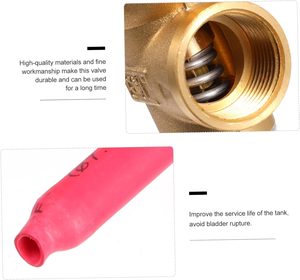 TMOK 1/2 3/4 inch messing <span class=keywords><strong>TP</strong></span>-ventiel drukontlastingsventiel temperatuurbeveiligingsventiel voor warmwaterboiler - Product Image 5