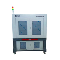 Machine de marquage laser à fibre grand format 3d 50w avec prix de coque fermée