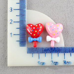Grandes Tailles – Cabochons en Résine à Dos Plat en Forme de Cœur, Ailes et Lèvres, Effet Sucré, pour Bricolage, Scrapbooking, Artisanat et Accessoires pour Coques de Téléphone - Product Image 5