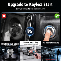 Kit de démarrage sans clé pour Mercedes Benz CLA, bouton poussoir de démarrage, mise à niveau du démarrage et arrêt du moteur intelligent pour coupé sport
