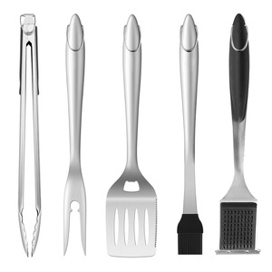 Juego de Herramientas Profesionales para <span class=keywords><strong>Barbacoa</strong></span> de 4 Piezas, <span class=keywords><strong>Kit</strong></span> de Parrilla Resistente para Restaurante al Aire Libre y Jardín - Product Image 5