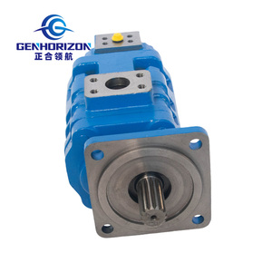 Pompe à engrenages en tandem 2100 0010 compatible avec le chargeur XC500 <span class=keywords><strong>XC50</strong></span>, pièces de rechange de haute qualité pour pompe de travail - Product Image 3