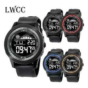 Orologio sportivo digitale rosso impermeabile - Product Image 2