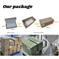 Carte intelligente vierge blanche CR80 avec puce SLE 4428, imprimée par contact, RFID et bande magnétique, vente en gros