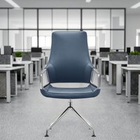 Chaise de bureau de direction ergonomique en cuir confortable de style moderne blanc de luxe avec base en acier pivotante inclinable