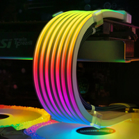 ARGB LED-Streifenlicht-Verlängerung kabel für PC-Gaming-Computer ARGB-GPU-Netzteil kabel 3*8(6 2) Pin Strimer-Verlängerung kabel K.