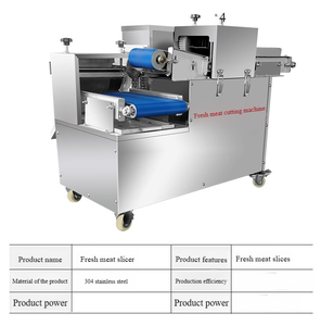 Cortadora comercial multifuncional de carne fresca y verduras, máquina para cortar en cubos, corta carne en lonchas y en granos - Product Image 3