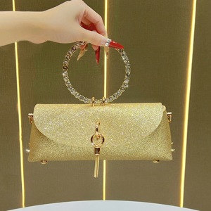 Nouveau sac à main rond incrusté de diamants, sac à bandoulière à chaîne, sac bandoulière tendance et brillant, sac à main haut de gamme à franges - Product Image 2