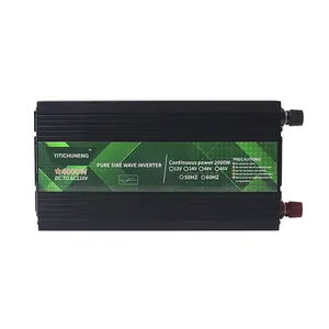 1.000W 1.600W 2.000W 3.000W reiner sinus-wechselrichter 12V 24V zu AC 110V 220V Spannungstransformator Stromwechselrichter Solar-Inverter für Auto