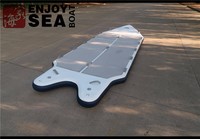 Le plus populaire planche à pagaie gonflable super large grande planche à pagaie gonflable Big Sup