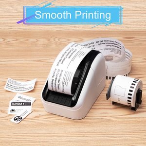 Liên tục nhiệt giấy vận chuyển nhãn CuộN 62 Mét x 30.48m tương thích Nhãn anh <span class=keywords><strong>DK</strong></span> 22205 Maker Tape với QL máy in nhãn - Product Image 4