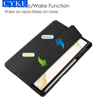 CYKE-Étui pour tablette en acrylique transparent pour Samsung Galaxy Tab S8 Plus 12.4 ", housse de tablette SM-T970 SM-T975 SM-X806 SM-X800 S7 Plus