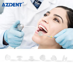 Bottoni linguali in ceramica trasparente compositi ortodontici dentali per tondi 10 pz/pacco - Product Image 3