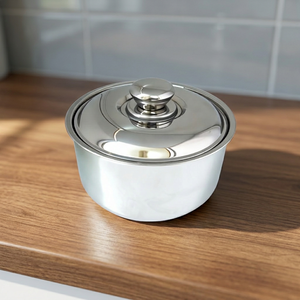 Glossy Classic Stainless Steel Leak-Proof 2-Layer Eco-Friendly Portable Freshness-Preserving Food-Safe Silicone Lids Lunch - Product Image 3