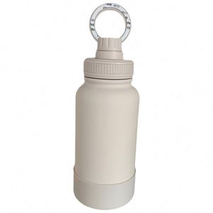 2025 nueva botella de agua aislada al vacío de doble pared 32Oz frasco de tapa de bebida recta de acero inoxidable - Product Image 4