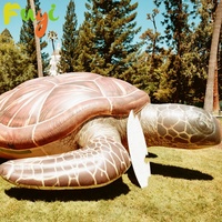 Sculpture de tortue gonflable géante personnalisée Fuyi, décoration animale d'extérieur pour événements, parcs et expositions