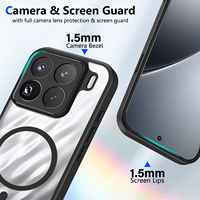 Coque arrière en acrylique transparente avec chargement sans fil pour Xiaomi POCO F8 Ultra X8 Pro Max M8 C85 X85X F7 X7 15T 17T Pro
