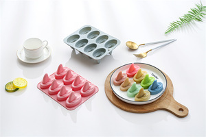 Moldes de Silicona Antiadherentes con Diseño de Aleta de Tiburón, Reutilizables, de Grado Alimenticio, Lindos Moldes Magnéticos de Silicona para Chocolate, Dulces y Hielo - Product Image 6