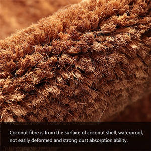 Zerbino <span class=keywords><strong>di</strong></span> Benvenuto in Fibra <span class=keywords><strong>di</strong></span> Cocco 100% Naturale Personalizzato con Retro in PVC e Logo Personalizzato - Product Image 6