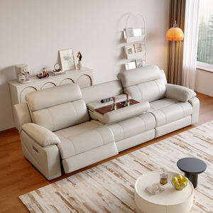 नवीनतम हॉट सेलिंग अनुकूलित चमड़े के सोफे सेट फर्नीचर लिविंग रूम शॉपिंग सेंटर लाउंज पावर रिक्लियर सोफा - Product Image 4