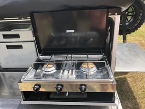 Caravana con <span class=keywords><strong>Toldo</strong></span> 270Bat, <span class=keywords><strong>Remolque</strong></span> para Acampar, Caravana Todoterreno con Cocina Extraíble en Venta - Product Image 4