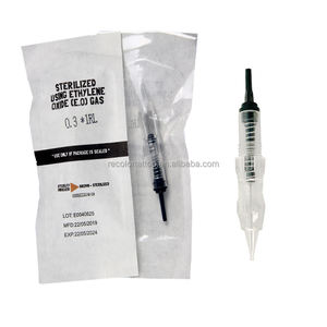 Cartucho de aguja de máquina de perla negra de acero inoxidable de alta calidad aguja de cartucho de tatuaje de cejas de maquillaje permanente - Product Image 3