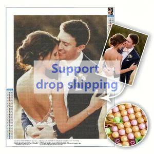 MOQ=1 Pintura de Diamantes 5D Personalizada con Enví<span class=keywords><strong>o</strong></span> Directo, Arte de Diamantes DIY para Decoración de Paredes del Hogar y Cuadros - Product Image 1