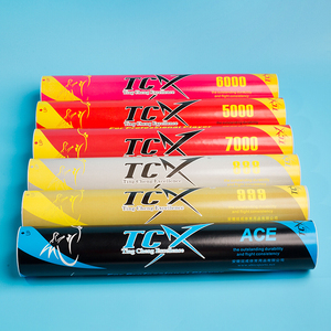 Pluma de ganso de clase A <span class=keywords><strong>TCX</strong></span> 5000, lanzadera Jnice badmintonutilizada para competición de competición, competición, A Corea - Product Image 6