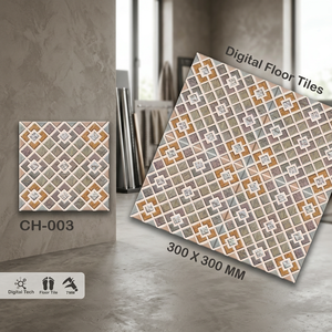 Carreaux de sol en céramique rustiques gaufrés 30x30cm, finition brillante ou mate, texture pierre, pour design intérieur - Product Image 2