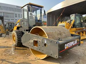 Rodillo Vibratorio de un Solo Tambor Caterpillar CS-683E Usado, Compactador Original de EE. UU. para Construcción de Carreteras - Product Image 5
