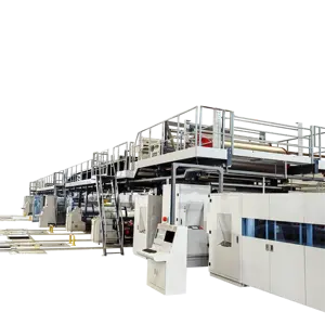 2200mm high speed automatic corrugated cardboard production line for 5/layer cardboard
