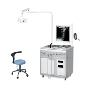 Équipement chirurgical de l'hôpital SY-G124 Unité de traitement de l'oreille du nez et de la gorge Poste de travail ORL avec fauteuil de patient
