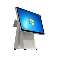 Aonpos vente en gros OEM 15 pouces LED moniteur Pos dispositif Windows écran tactile capacitif tout en un Terminal pour supermarché