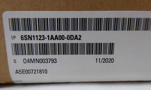 Module d'alimentation SIMODRIVE 611 6SN1123-1AA00-0DA2 1 axe 80 Refroidissement interne 220V 32 E/S Automatisation industrielle - Product Image 2