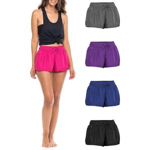 FOXA Short de course et de yoga à séchage rapide pour femme avec cordon de serrage, pack multicolores - Product Image 1