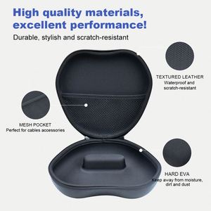Nouvel étui de transport de luxe personnalisé en cuir pour casques sans fil Airpods Max, étui rigide en EVA imperméable avec fermeture éclair - Product Image 4
