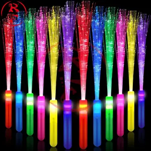 Varinhas de fibra óptica LED piscando Varas de fibra LED varinhas coloridas piscando para meninos e meninas lembrancinhas de festa