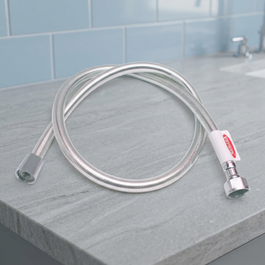 Tuyau de raccordement de douche classique CP au design moderne, raccords en acier inoxydable 304, manchon 14 mm DE, pression 4 kg pour chauffe-eau - Product Image 3