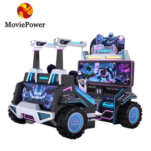 Machine de jeu d'arcade de tir VR pour aire de jeux intérieure, simulateur de réalité virtuelle, simulateur de tir VR 9D à mouvement pour parc d'attractions - Product Image 1