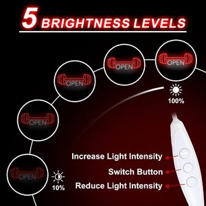 Gym Open Letreros Neon LED indoor hanging ambient light shop <b>sign</b> wall decoration light entrance indicator light luminous <b>sign</b> - Product Image 3