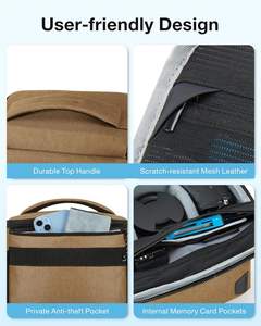 Muestra Gratuita de Bolsa de Viaje para Cámara, Impermeable, Forma de Mochila, Bolsa para Cámara de Fotografía, Estuche para Hombro, Estuche Electrónico - Product Image 3