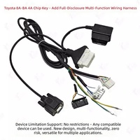 Arnés de cableado multifunción OLIVER para programación de llaves con chip 8A-BA/4A, compatible con Toyota, ideal para escenarios de pérdida total. Último modelo.