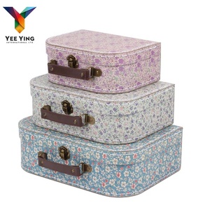 Cổ Điển Giáng Sinh Mini Màu Giấy In Trẻ Em Món Quà Các Tông Retro Vali Kẹo Hộp Công Cụ Cho Trẻ Em - Product Image 2