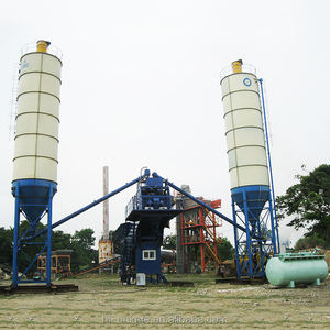 Centrale à béton mobile 50m3/h 60m3/h en promotion avec contrôle PLC pour tous les besoins de construction - Product Image 4