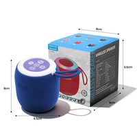 Petit haut-parleur Bluetooth portable avec lumières, alimentation Type C, Bluetooth 5.4, entrée AUX, entrée carte TF, sans fil, cadeaux pour la maison